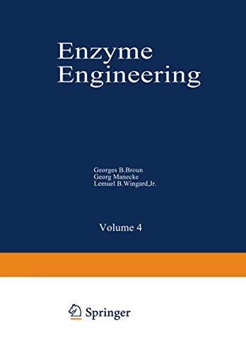 Stock image for ENZYME ENGINEERING: VOL. 4. for sale by Cambridge Rare Books