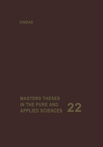 9780306400599: Masters Theses in the Pure and Applied Sciences