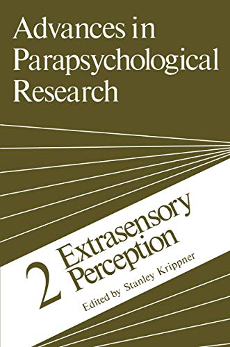 Beispielbild fr Advances in Parapsychological Research Vol. 2 : Extrasensory Perception zum Verkauf von Better World Books
