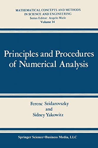 9780306400872: Principles and Procedures of Numerical Analysis (Mathematical Concepts and Methods in Science and Engineering, 14)