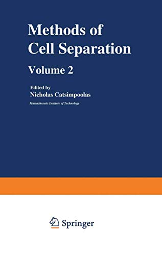 Beispielbild fr Methods Of Cell Separation zum Verkauf von Basi6 International