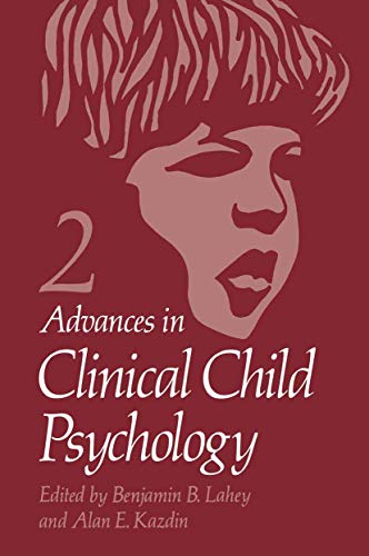 Stock image for Advances in Clinical Child Psychology, Volume 2 for sale by Tiber Books