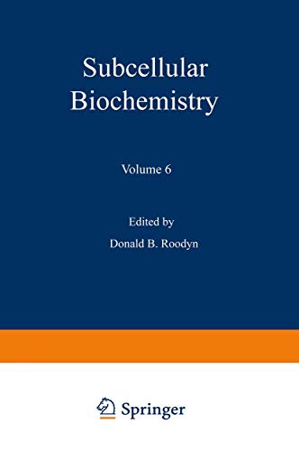 Stock image for Subcellular Biochemistry, Vol 6 for sale by Zane W. Gray, BOOKSELLERS