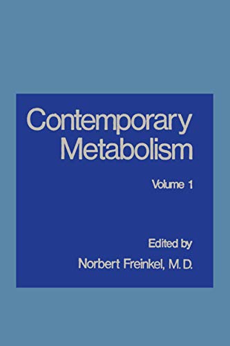 Stock image for Contemporary Metabolism: Volume 1 for sale by Phatpocket Limited