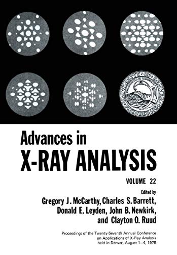 Beispielbild fr Advances in X-Ray Analysis: Volume 22 zum Verkauf von NEPO UG