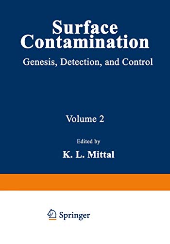 Stock image for Surface Contamination : Genesis, Detection and Control for sale by Better World Books