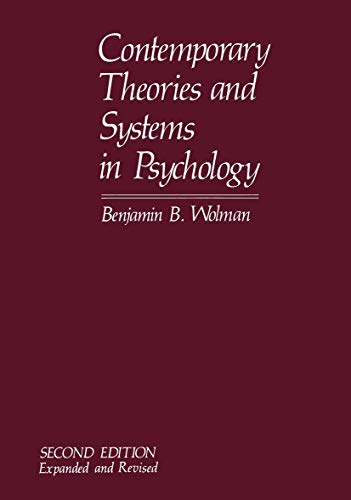 Imagen de archivo de Contemporary Theories and Systems in Psychology a la venta por Better World Books