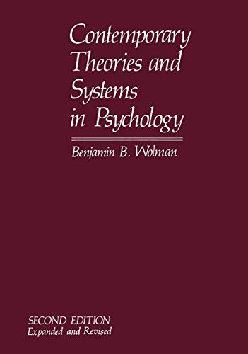 9780306405150: Contemporary Theories and Systems in Psychology