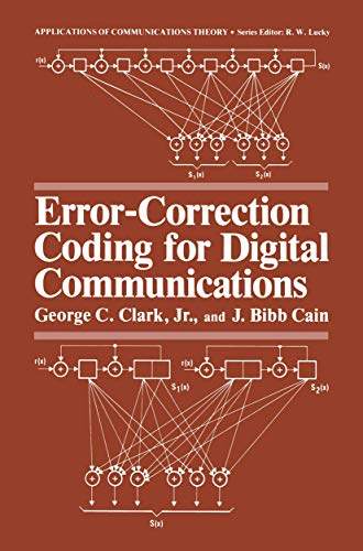 Beispielbild fr Error-Correction Coding for Digital Communications (Applications of Communications Theory) zum Verkauf von WorldofBooks