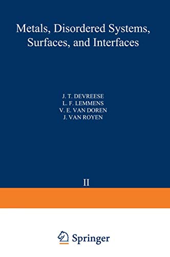 9780306406478: Recent Developments in Condensed Matter Physics: Volume 2  Metals, Disordered Systems, Surfaces, and Interfaces: 002