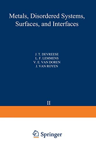 Stock image for Recent Developments in Condensed Matter Physics Vol. 2 : Metals Disordered Systems Surfaces and Interfaces for sale by Zubal-Books, Since 1961
