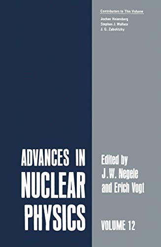 Stock image for Advances in Nuclear Physics, Volume 12 for sale by Zubal-Books, Since 1961