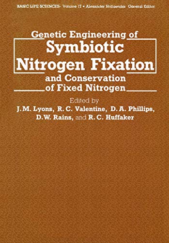 Beispielbild fr Genetic Engineering of Symbiotic Nitrogen Fixation and Conservation of Fixed Nitrogen (NATO Advanced Study Institutes Series Vol. 17) zum Verkauf von Bernhard Kiewel Rare Books