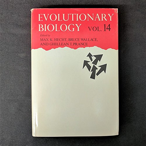 Beispielbild fr Evolutionary Biology ; Volume 14 zum Verkauf von Katsumi-san Co.