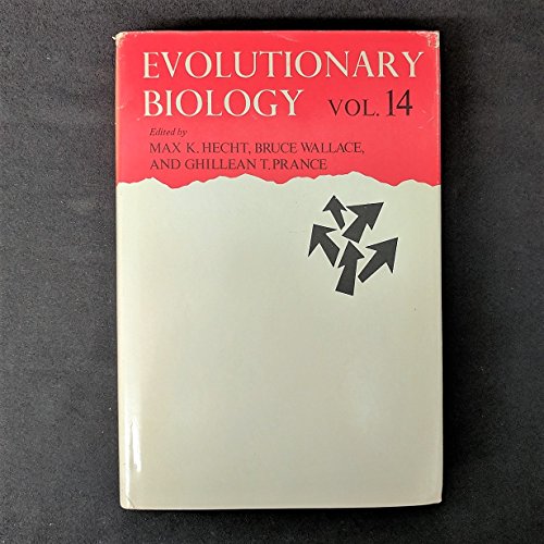 Imagen de archivo de Evolutionary Biology ; Volume 14 a la venta por Katsumi-san Co.