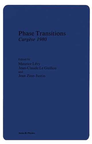 9780306408250: Phase Transitions Cargse 1980: 72 (NATO Science Series B:)