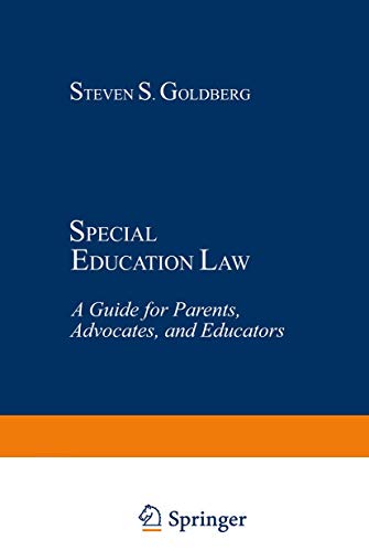 Beispielbild fr Special Education Law : A Guide for Parents, Advocates, and Educators zum Verkauf von Better World Books Ltd