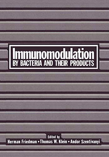 Beispielbild fr IMMUNOMODULATION BY BACTERIA AND THEIR PRODUCTS. zum Verkauf von Cambridge Rare Books