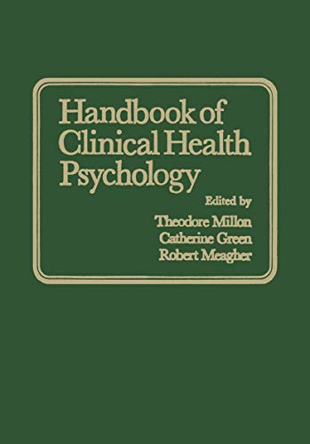 Beispielbild fr Handbook of Clinical Health Psychology zum Verkauf von ThriftBooks-Dallas