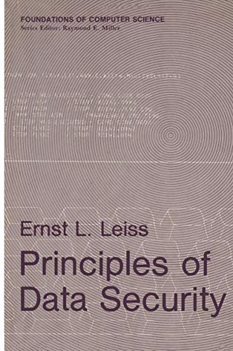 Imagen de archivo de Principles of Data Security (Foundations of Computer Science) a la venta por Ammareal