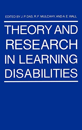 Beispielbild für Theory and Research in Learning Disabilities zum Verkauf von Discover Books