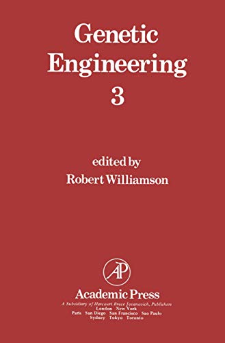 Imagen de archivo de GENETIC ENGINEERING: Principles and Methods - Volume 4. a la venta por Nelson & Nelson, Booksellers