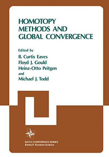 Stock image for Homotopy Methods and Global Convergence (NATO Conference Series, Volume 13) for sale by Zubal-Books, Since 1961