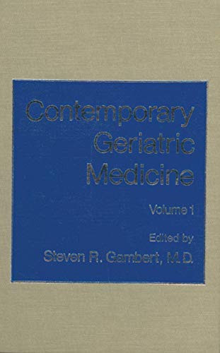 Stock image for 001: Contemporary Geriatric Medicine: Volume 1 for sale by Solr Books