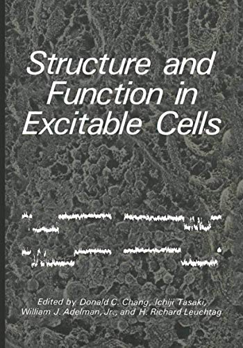 Stock image for Structure and Function in Excitable Cells for sale by Mark Henderson