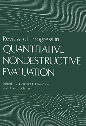 Imagen de archivo de Review of Progress in Quantitative Nondestructive Evaluation (Volume 2B) a la venta por Anybook.com