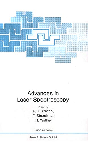 Stock image for Advances in Laser Spectroscopy for sale by Better World Books