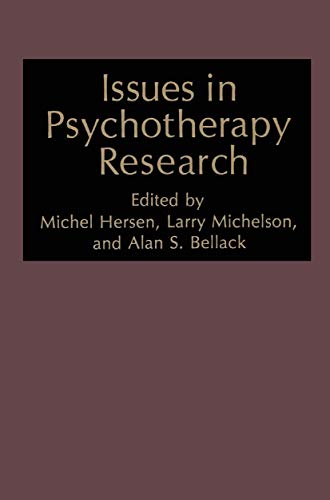 9780306414015: Issues in Psychotherapy Research (NATO Science Series B:)