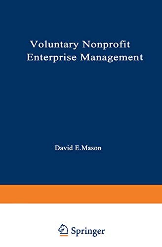 9780306415821: Voluntary Nonprofit Enterprise Management: Nonprofit Management and Finance