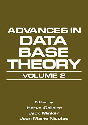 Stock image for Advanced In Data Base (Database) Theory, Volume 2 for sale by SUNSET BOOKS