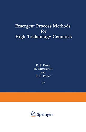 Stock image for Materials Science Research: Emergent Process Methods for High-Technology Ceramics (Volume 17) for sale by Anybook.com