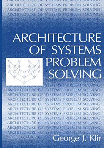 Beispielbild fr Architecture of Systems Problem Solving zum Verkauf von BGV Books LLC