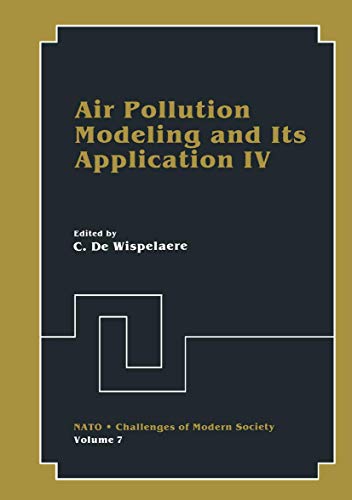 9780306419089: Air Pollution Modeling and Its Applications IV