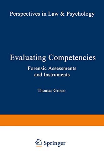 Stock image for Evaluating Competencies:: Forensic Assessments and Instruments for sale by ThriftBooks-Dallas