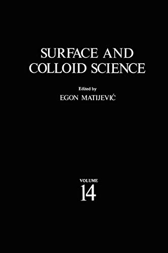 Stock image for Surface and Colloid Science, Volume 14 for sale by Zubal-Books, Since 1961