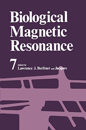 Beispielbild fr Biological Magnetic Resonance: Volume 7 zum Verkauf von Zubal-Books, Since 1961