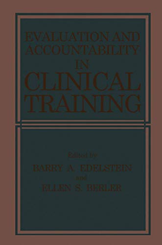 Beispielbild fr Evaluation and Accountability in Clinical Training zum Verkauf von medimops