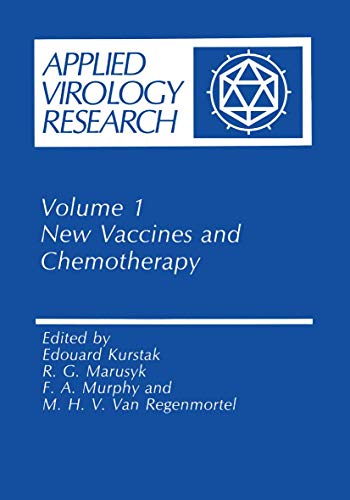 Beispielbild fr Applied Virology Research. Volume 1: New Vaccines and Chemotherapy zum Verkauf von Zubal-Books, Since 1961