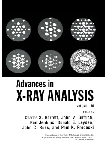 Imagen de archivo de Advances in X-Ray Analysis, Vol. 30 a la venta por Reader's Corner, Inc.