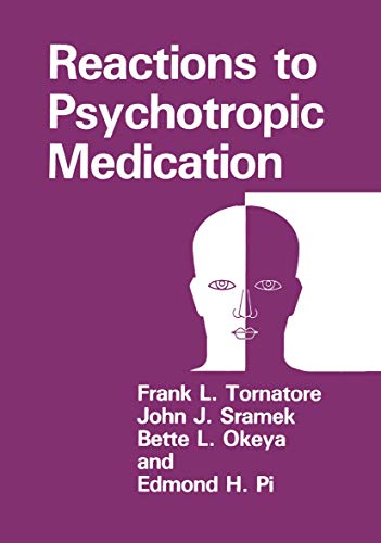 Stock image for Reactions to Psychotropic Medication for sale by Wonder Book