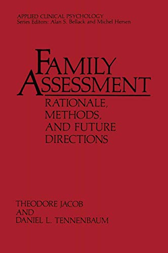 Imagen de archivo de Family Assessment: Rationale, Methods and Future Directions (Applied Clinical Psychology) a la venta por Zubal-Books, Since 1961