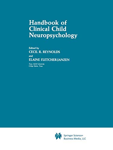 9780306428791: Handbook of Clinical Child Neuropsychology