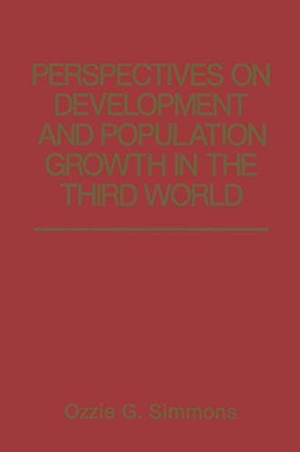 Stock image for Perspectives on Development and Population Growth in the Third World for sale by Better World Books