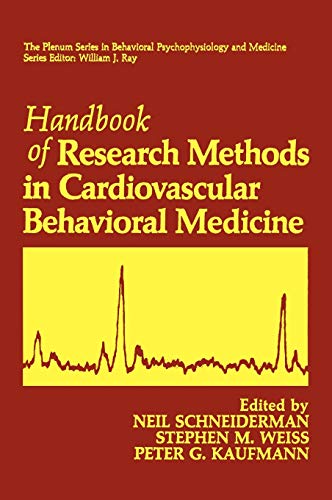 9780306429606: Handbook of Research Methods in Cardiovascular Behavioral Medicine