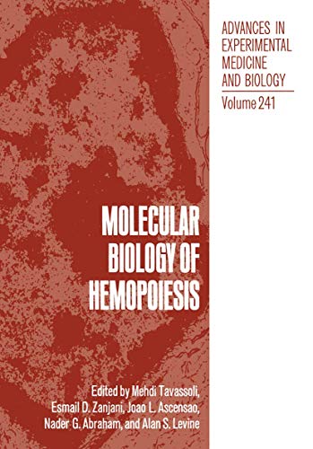 Stock image for Molecular Biology of Hemopoiesis.; (Advances in Experimental Medicine and Biology series Vol. 241) for sale by J. HOOD, BOOKSELLERS,    ABAA/ILAB