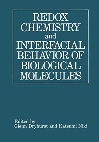 Stock image for Redox Chemistry and Interfacial Behavior of Biological Molecules for sale by Books Puddle